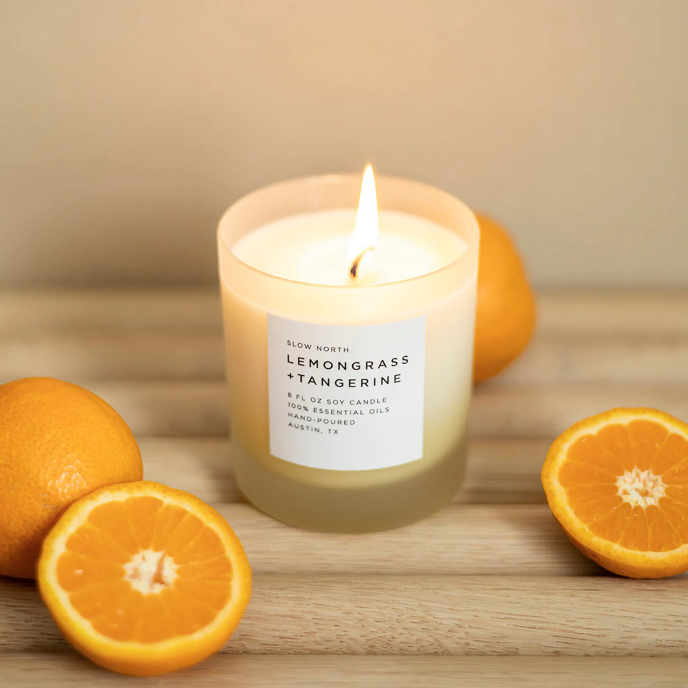 Lemongrass + Tangerine Candle