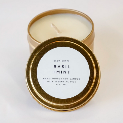 Basil + Mint Travel Tin